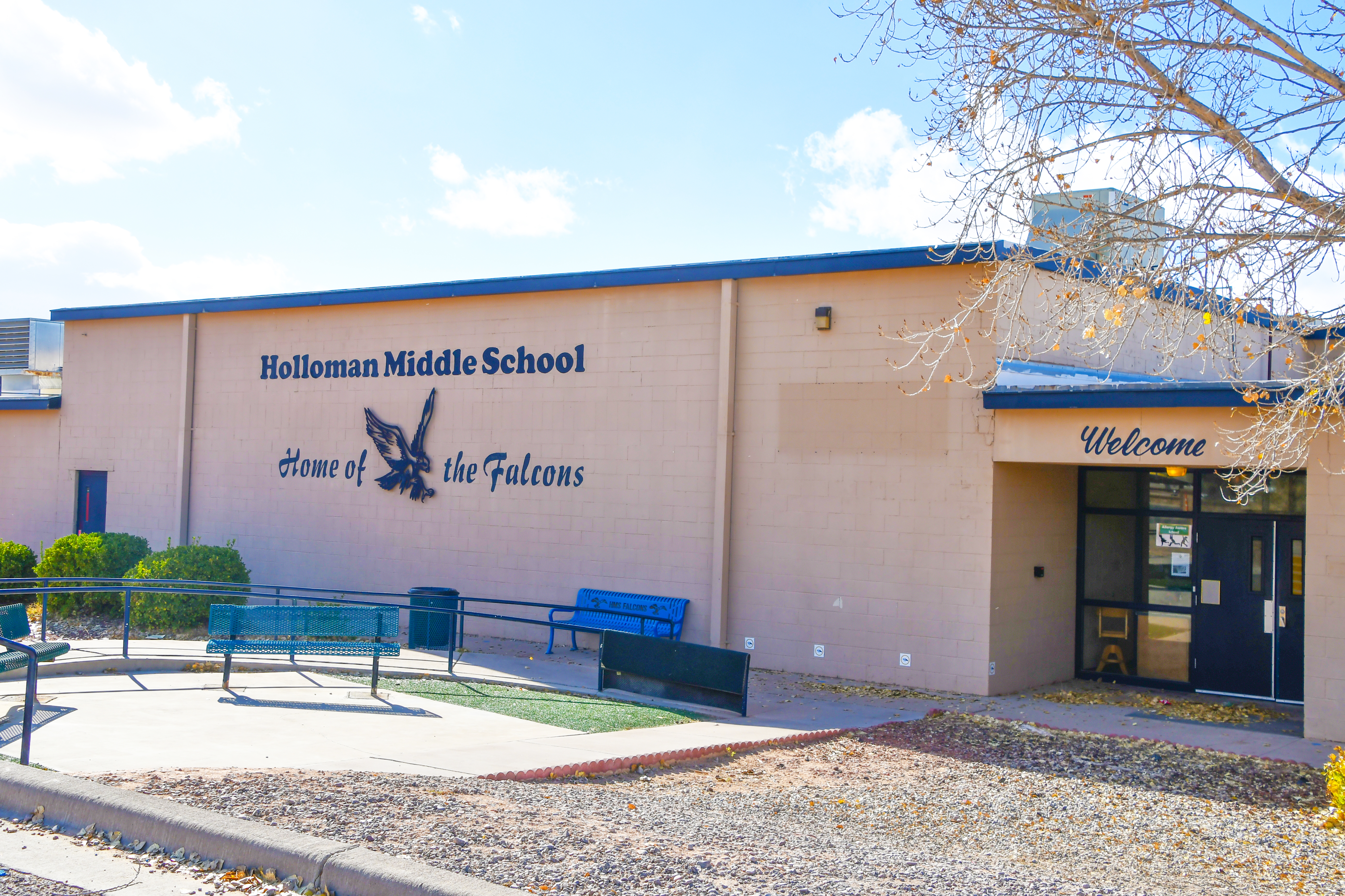 Holloman Middle School Front Enterance